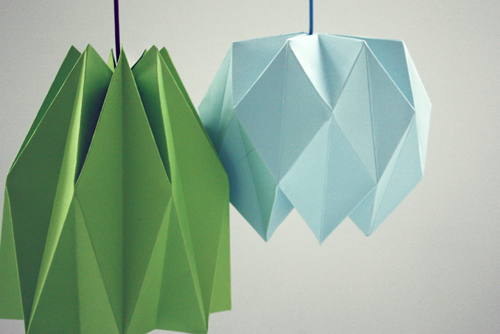 DIY Origami Lampshade - Design & Paper