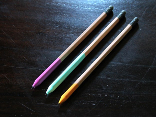 Tip dyes pencils looks fabulous.