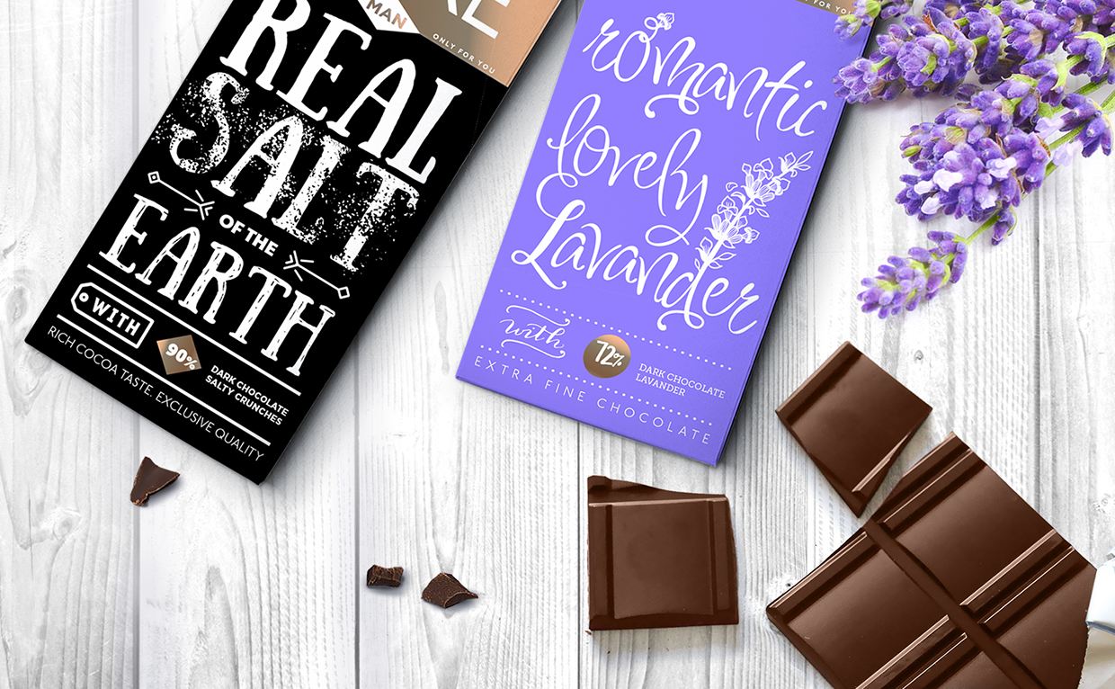 his hers chocolate packaging by daria fox chocolate packeging
