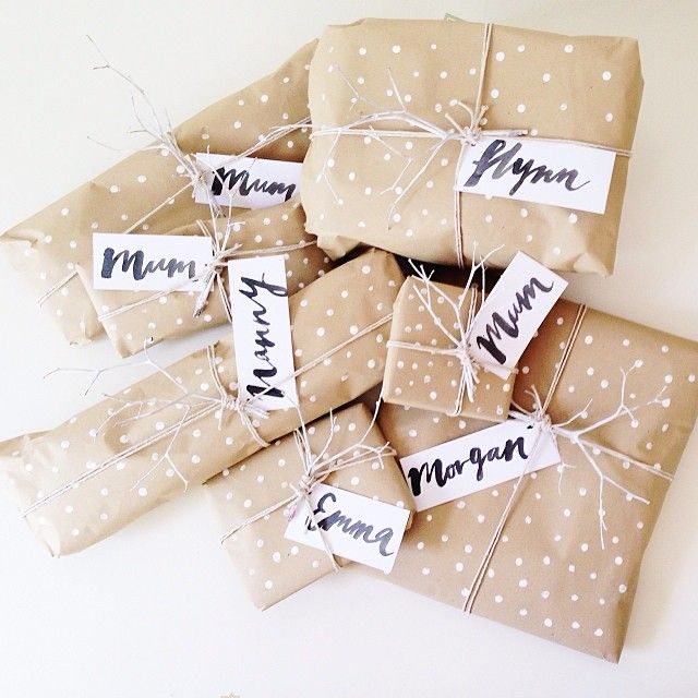 Creative Kraft Wrapping Paper Ideas - Design & Paper