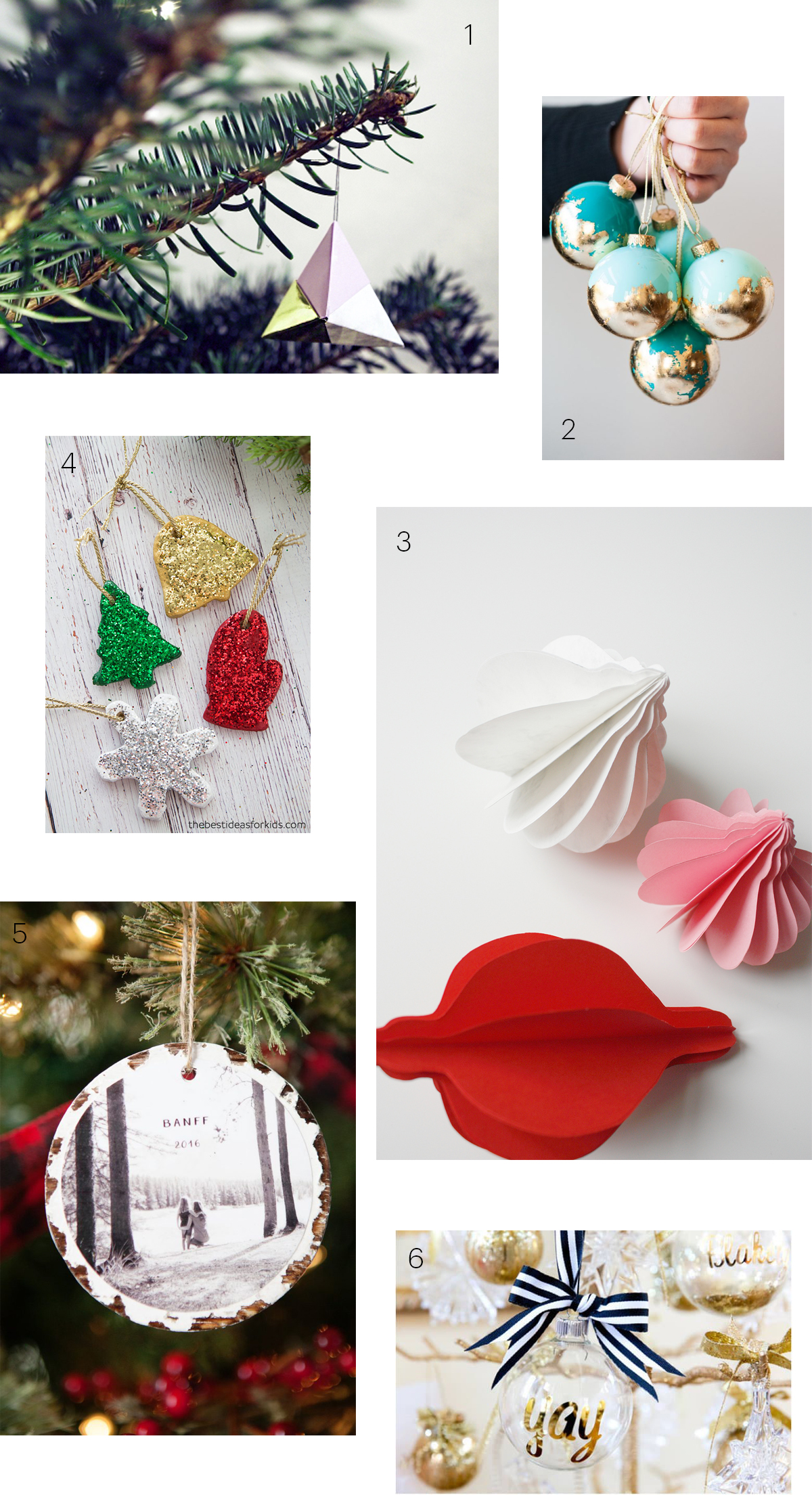 34 Charming DIY Christmas Tree Ornaments | Design & Paper