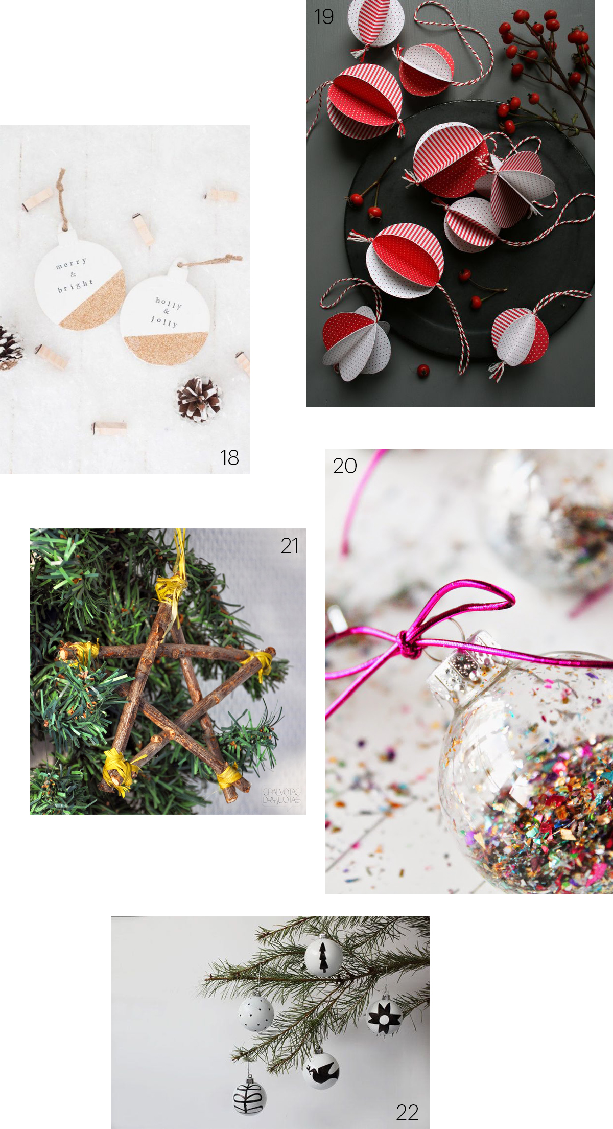 34 Charming DIY Christmas Tree Ornaments