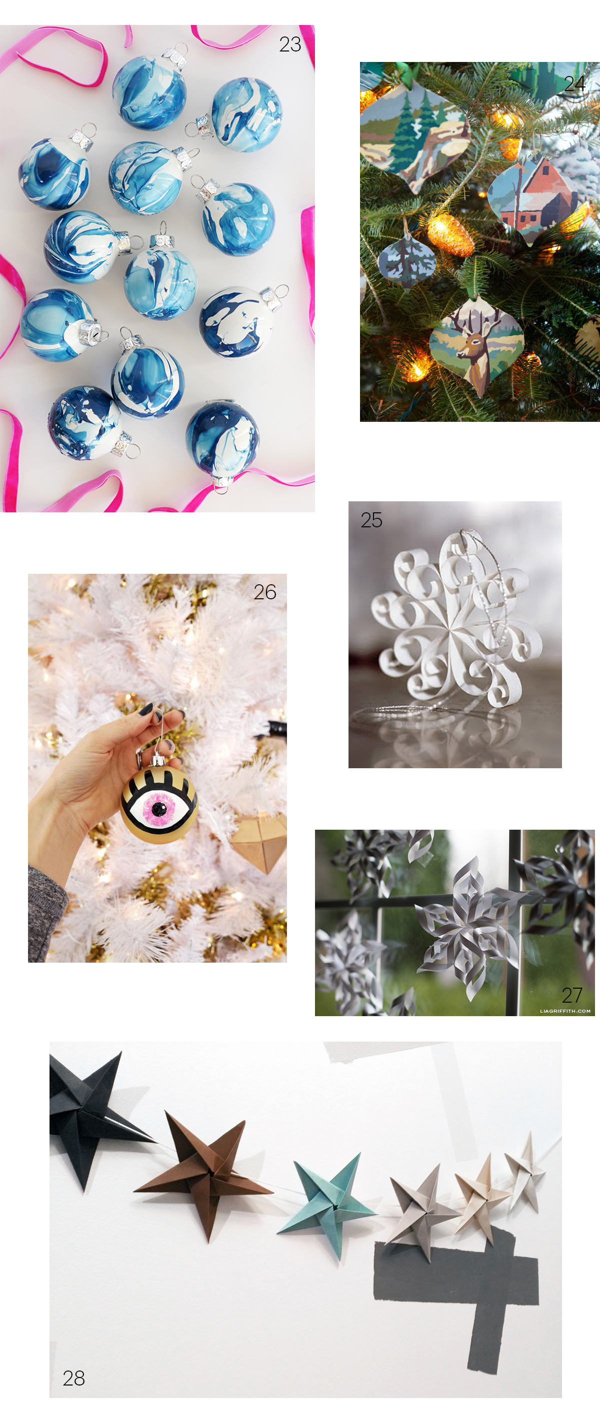 34 Charming DIY Christmas Tree Ornaments