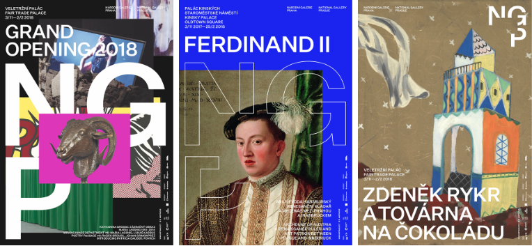 Studio Najbrt Wins the Re-Design of the National Gallery Prague Visual Identity