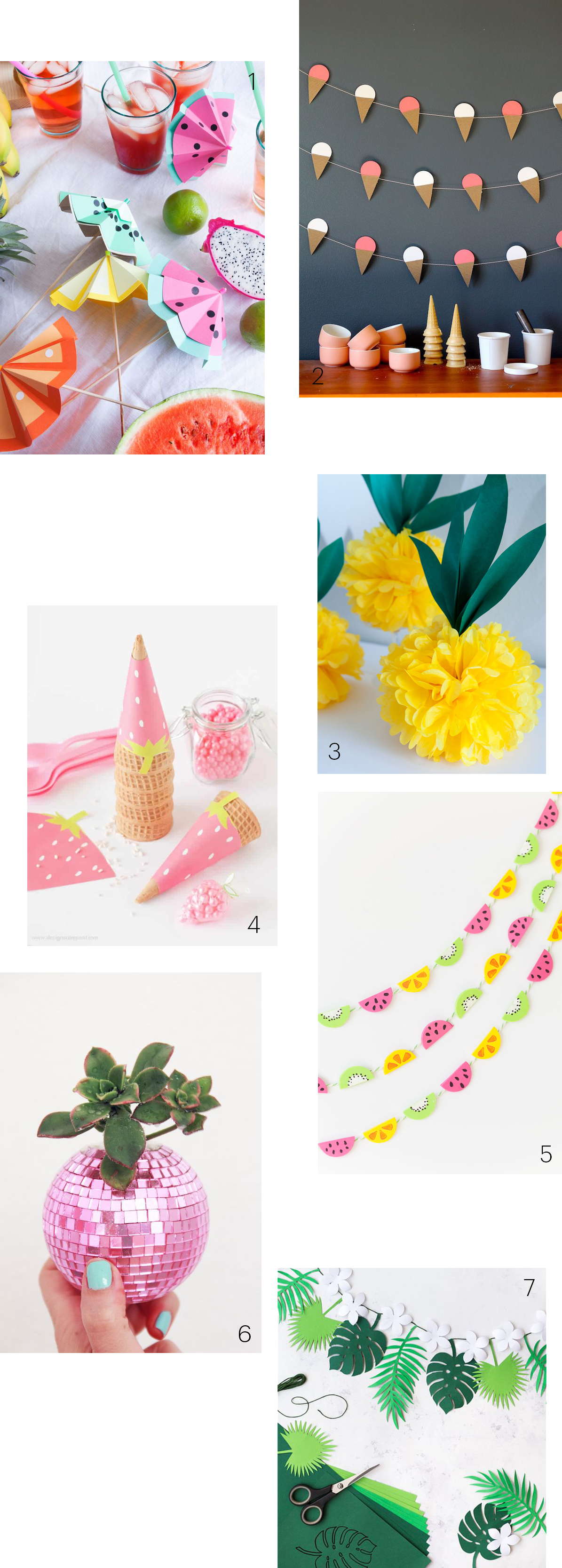 26 Summer Party Decoration Ideas - Design & Paper