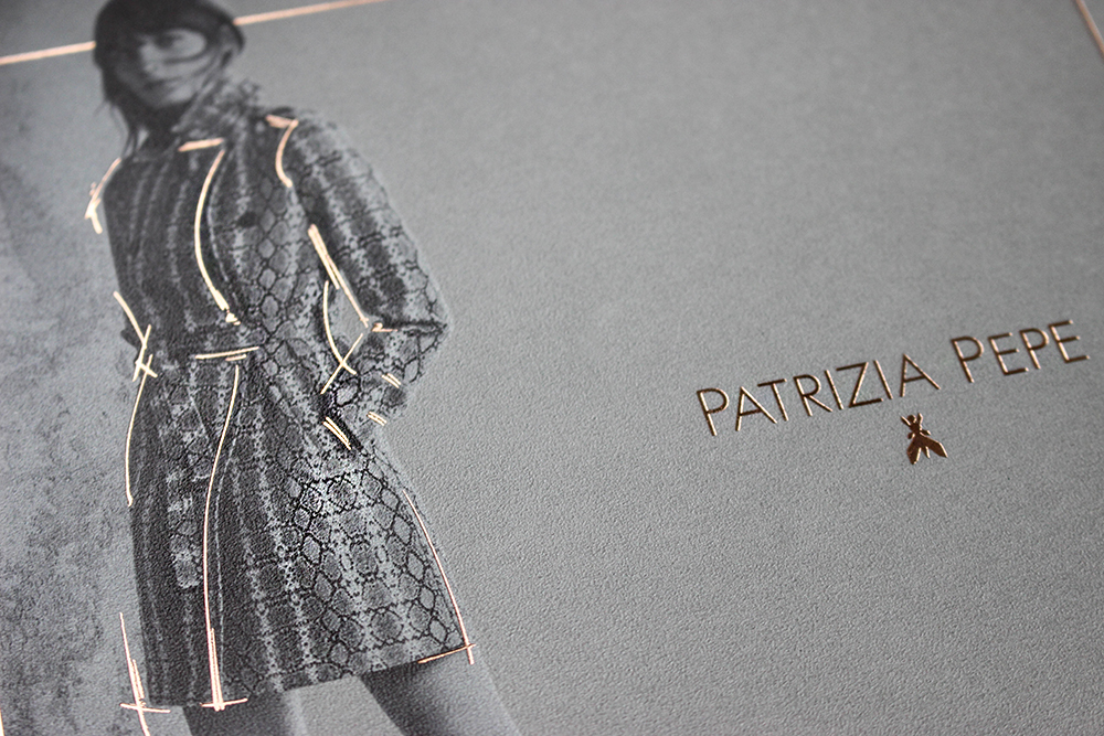 Patrizia Pepe Catalog Made of Gmund Urban Cement Dust Paper