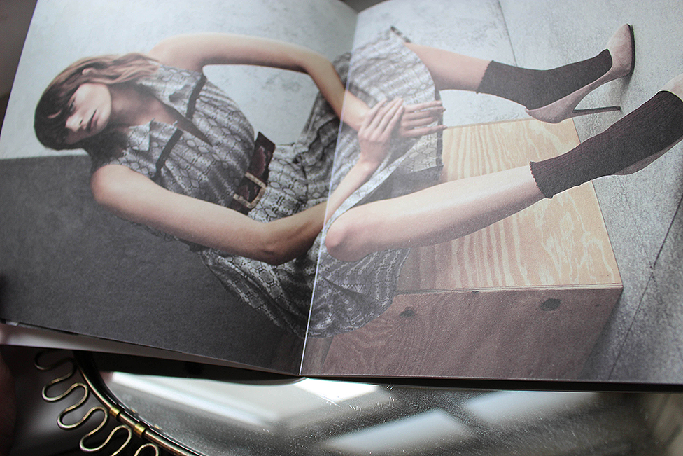 Patrizia Pepe Catalog Made of Gmund Urban Cement Dust Paper