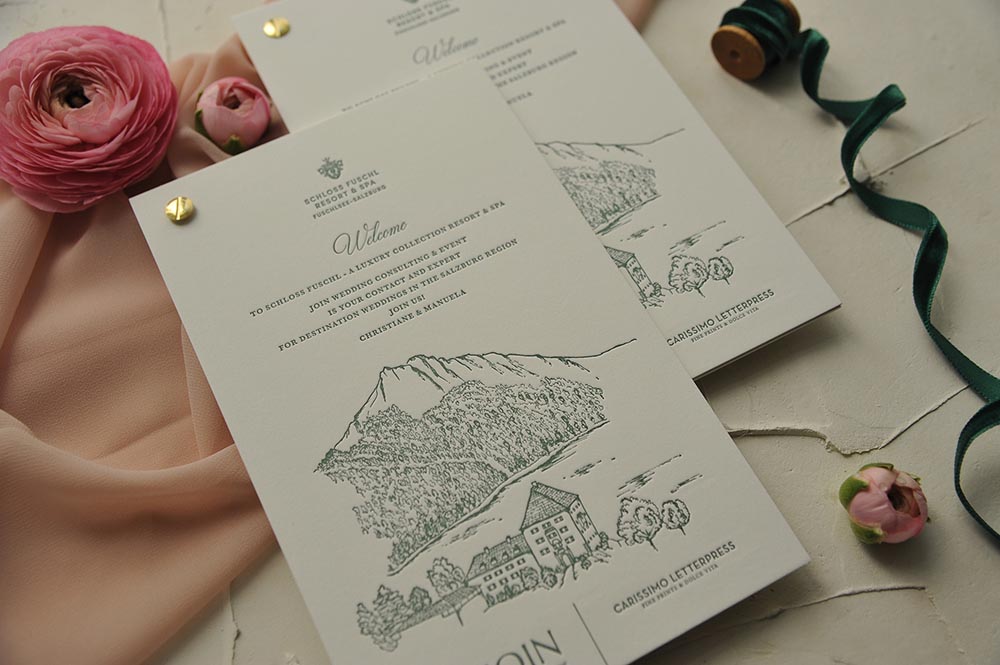 Amour Love Travel Event Stationery By Carissimo Letterpress