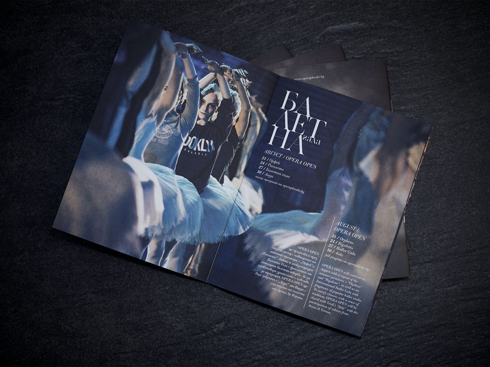 Plovdiv State Opera Program by Grafis Design Studio