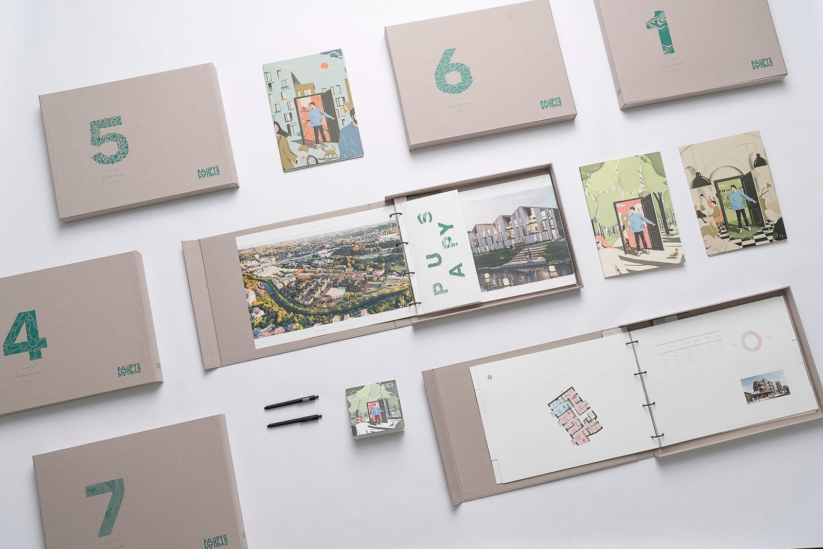 Branding of Paupys, new city district of Vilnius, by GoodSpeed Branding