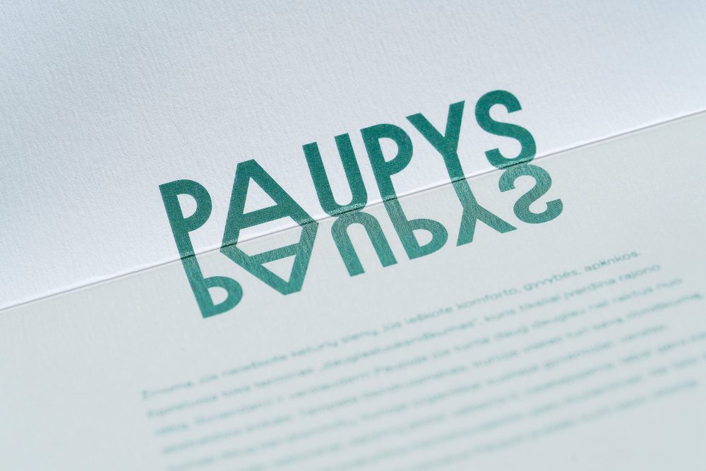 Branding of Paupys, new city district of Vilnius, by GoodSpeed Branding