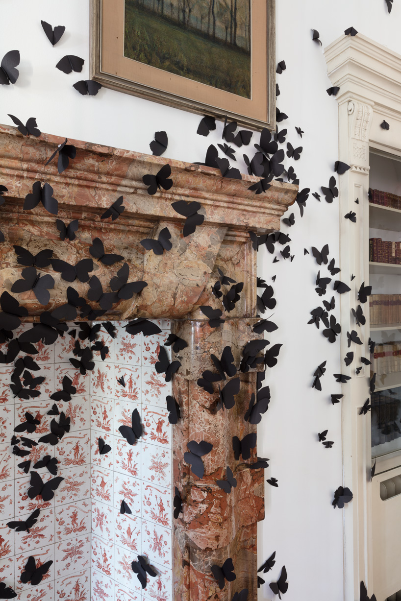 Thousands of Paper Butterflies Take Over the Fondazione Adolfo Pini in Milan