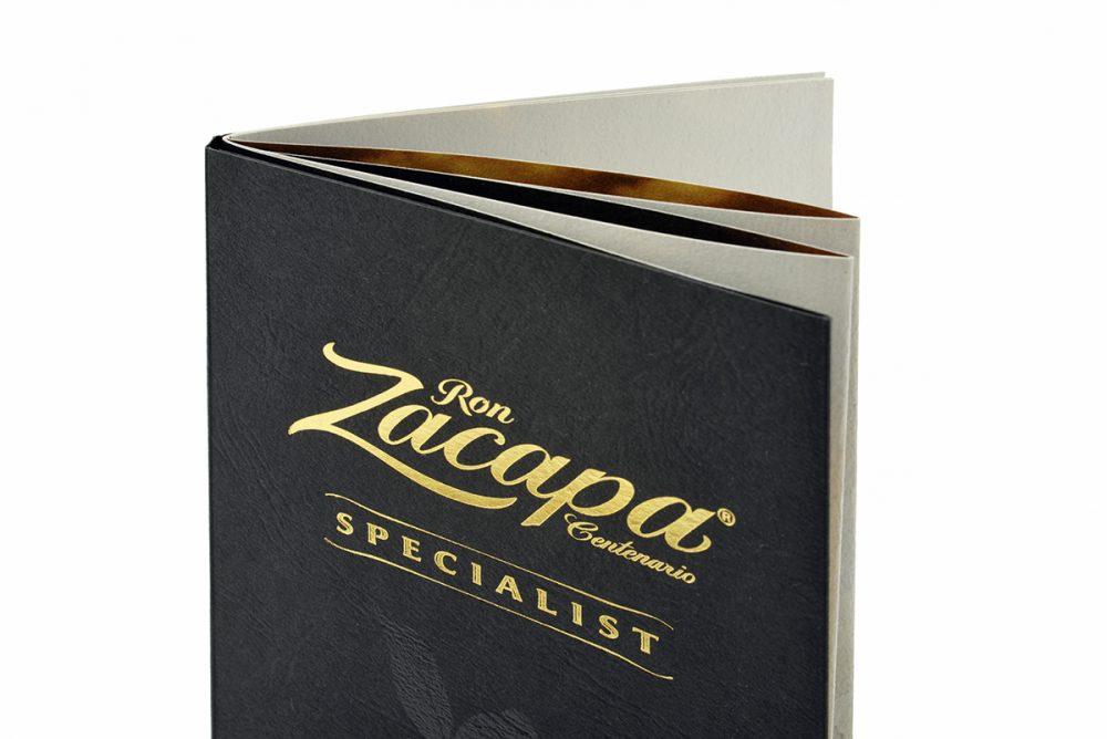 Brochure cover of Color Style Leather with gold foil print