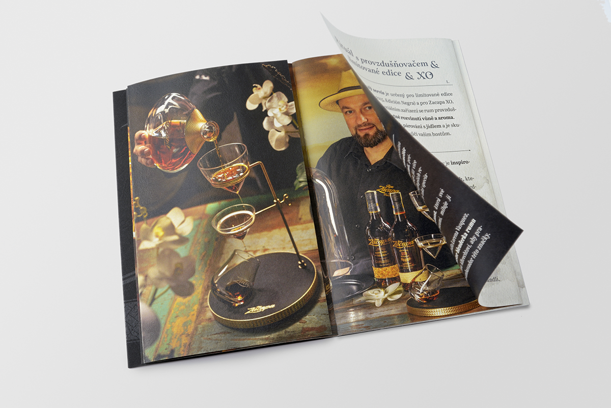 Zacapa Rum Brochure for Specialist by Gregar & Sons Studio