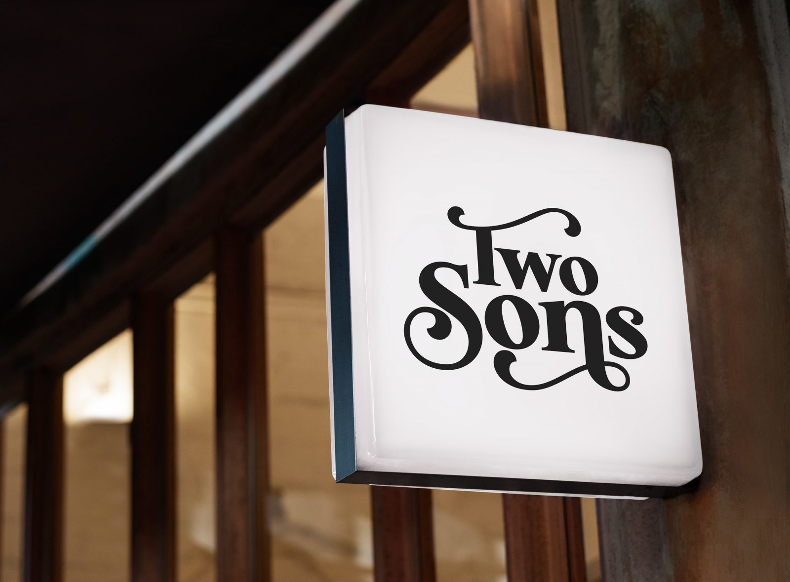 Two Sons Donut Emporium branding by lazaris