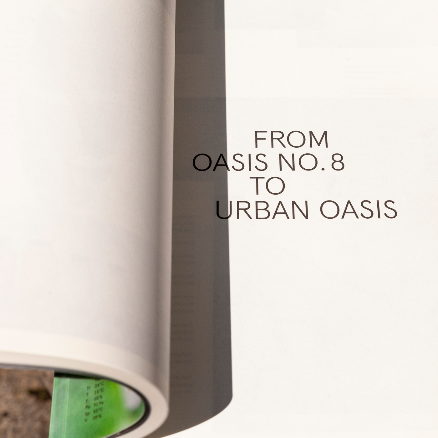 Urban Oasis Artist Book Follows the Character of the Urban No.8 Installation