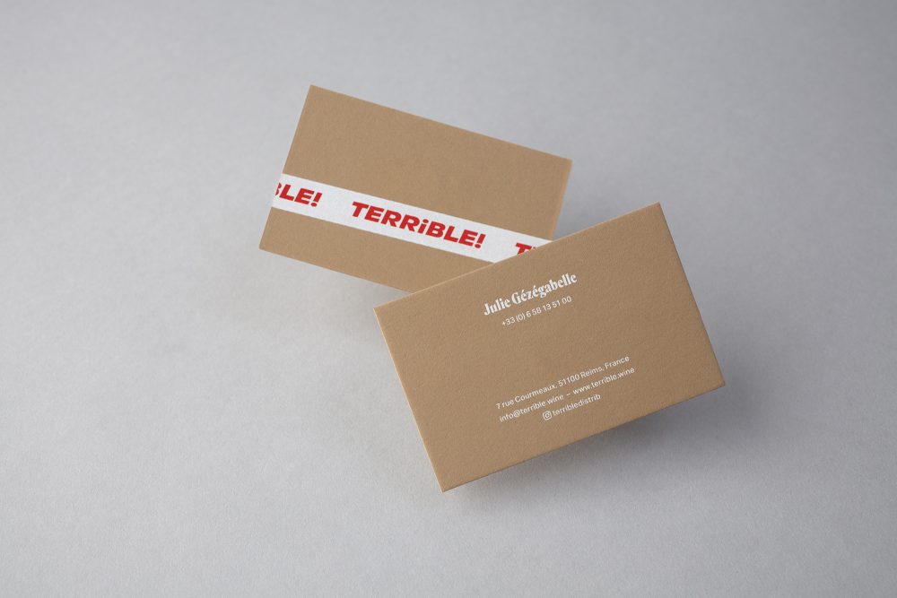 Terrible Businesscards Brazenly Demands Attention in a Contemporary Fashion