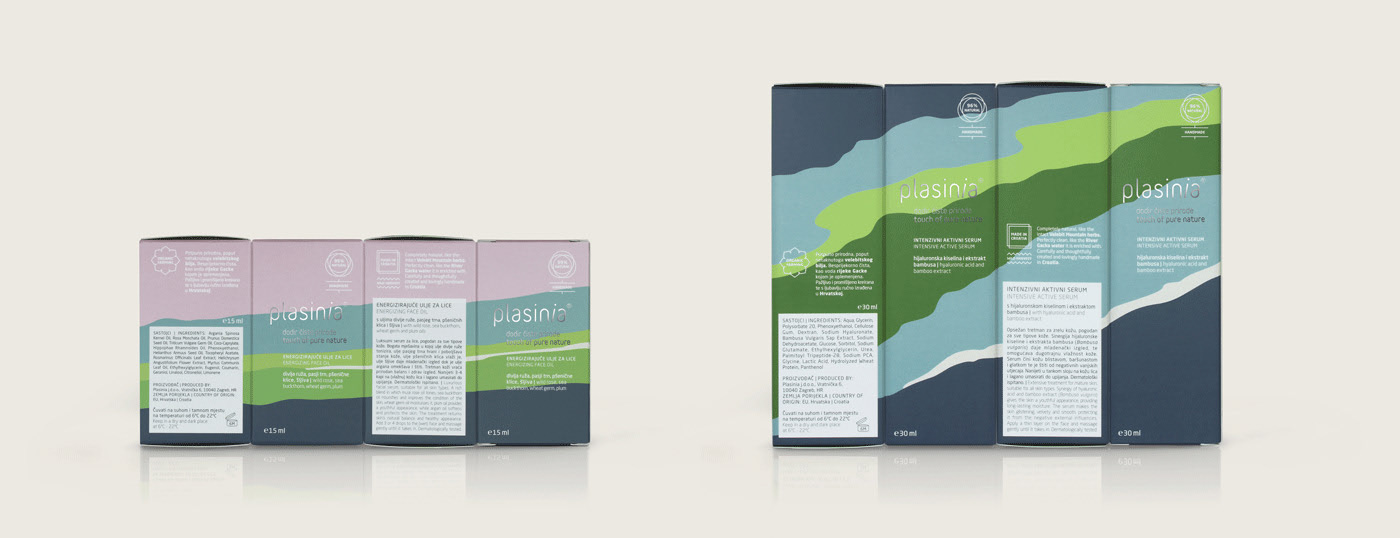 Plasinia Natural Cosmetics Visual Identity by Design Bureau Izvorka Jurić Inspired by the Lika Region