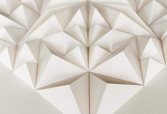 Anna Kruhelska Creates Paper Art Inspired By Geometry And