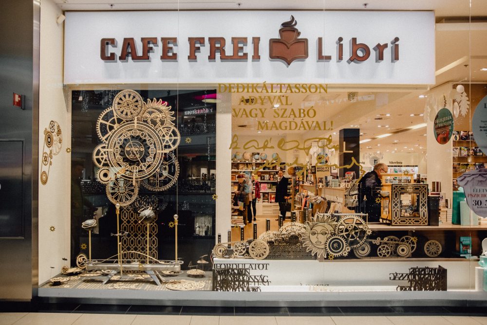 Libri Bookstore at Váli utca 3. in Budapest