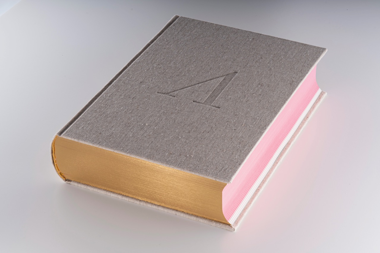 A Pink & Gold Annual Report Inspired by the Financial Times