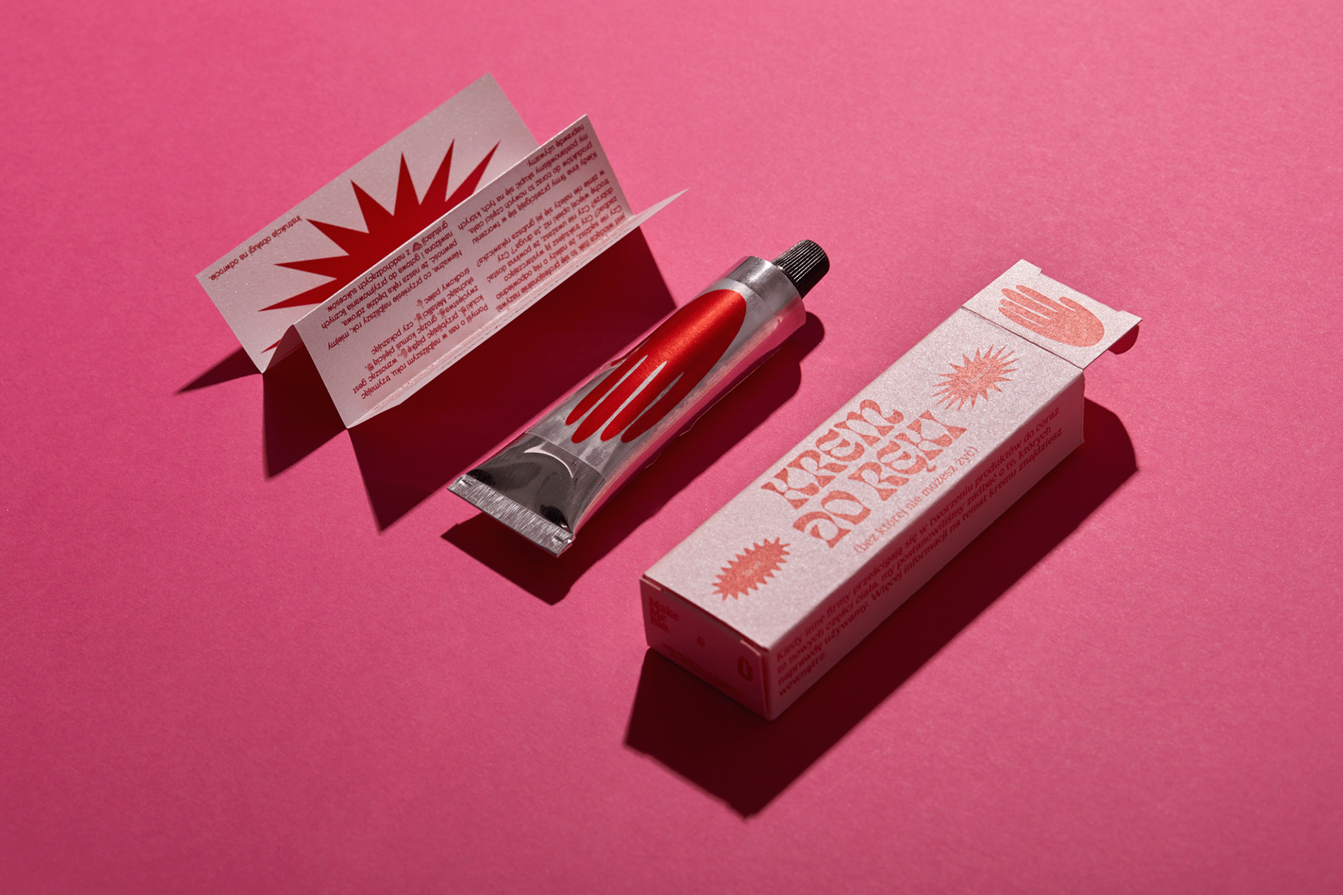 Blürb Studio's Krem Do Reki hand cream packaging