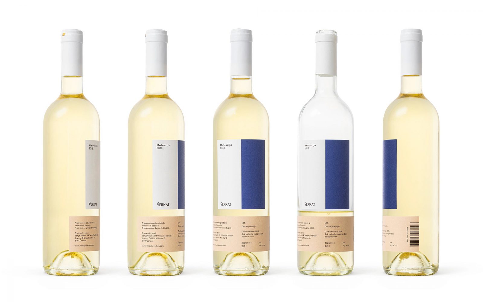 Wine Labels Inspired by Modernist Forms and Shapes by Metaklinika