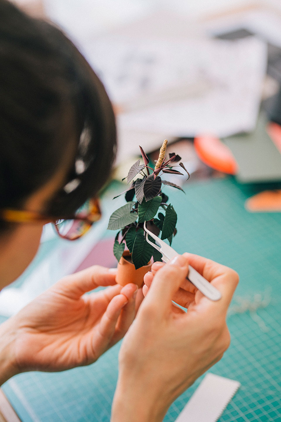 Tiny Big Paper House Plants by Raya Sader Bujana | Design & Paper