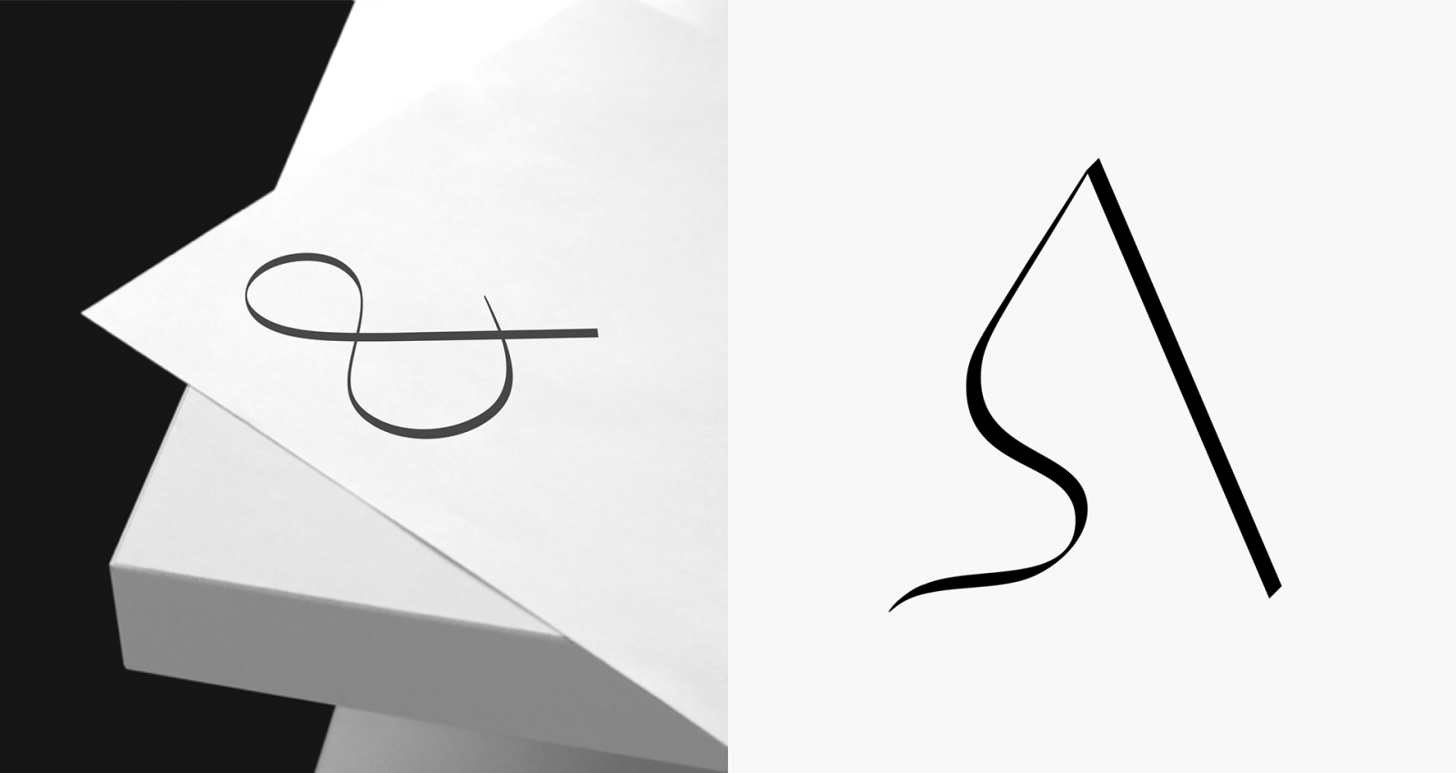 Graceful Vapour Typeface Inspired by Calligraphy by Anna Takács