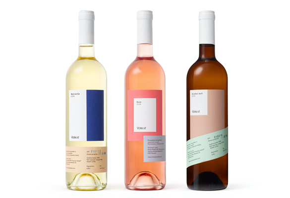 Wine Labels Inspired by Modernist Forms and Shapes by Metaklinika