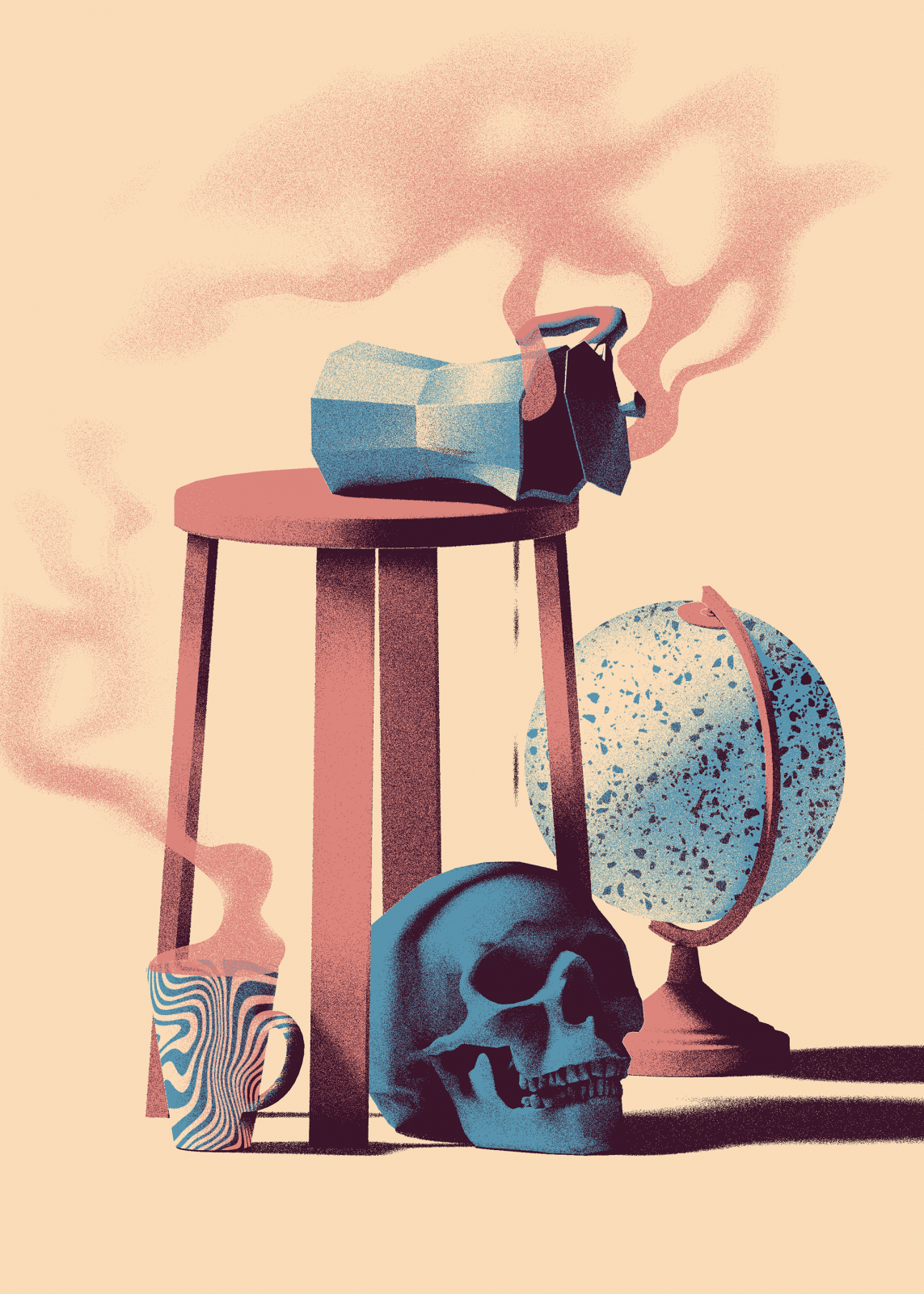 Tomasz Wozniakowski Illustrates Surreal Still Life's with Texture and Depth