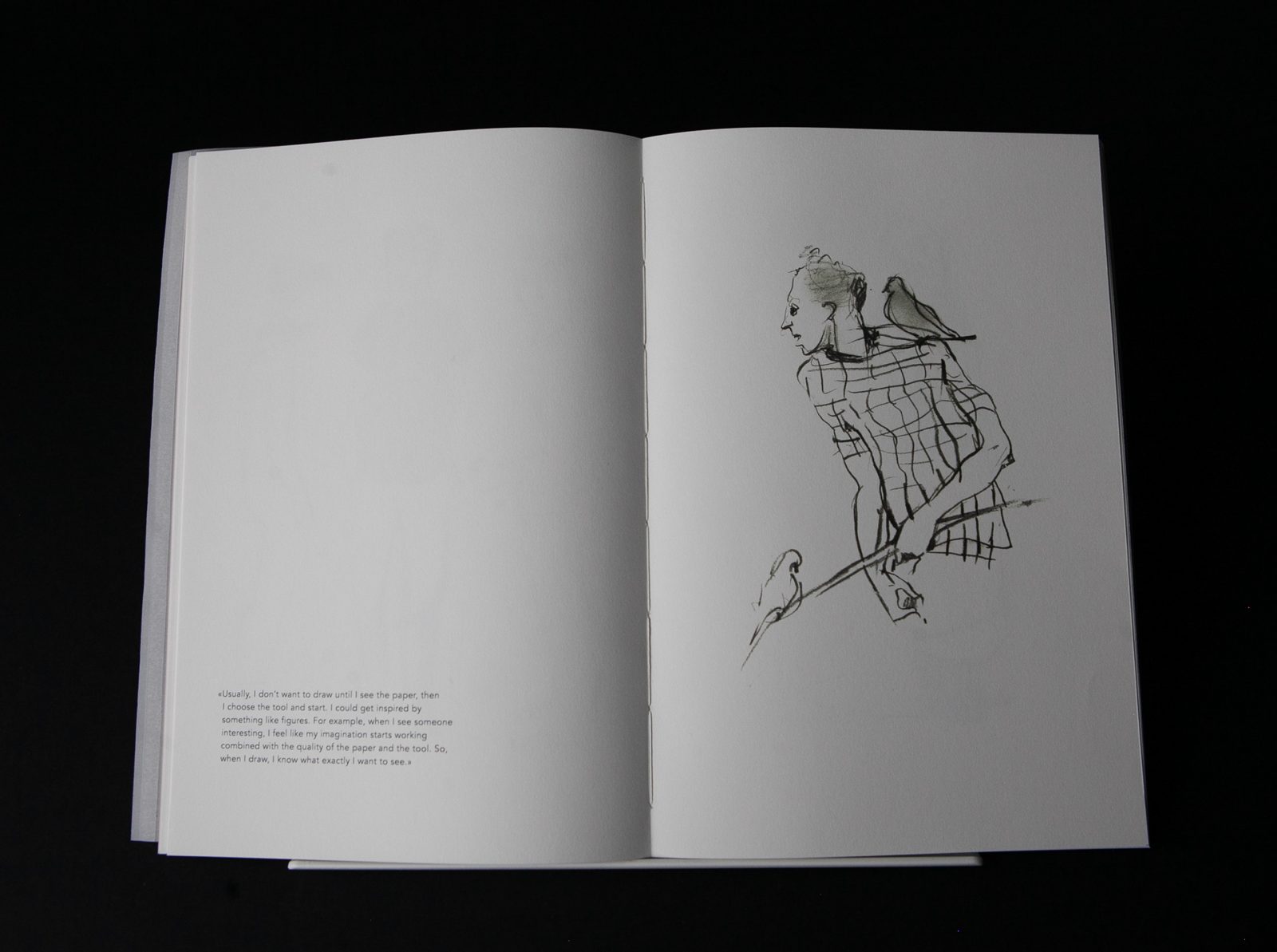 "I want to draw him" Artbook Shows Artist's Sketches from the Streets of Yerevan, Paris, and Basel
