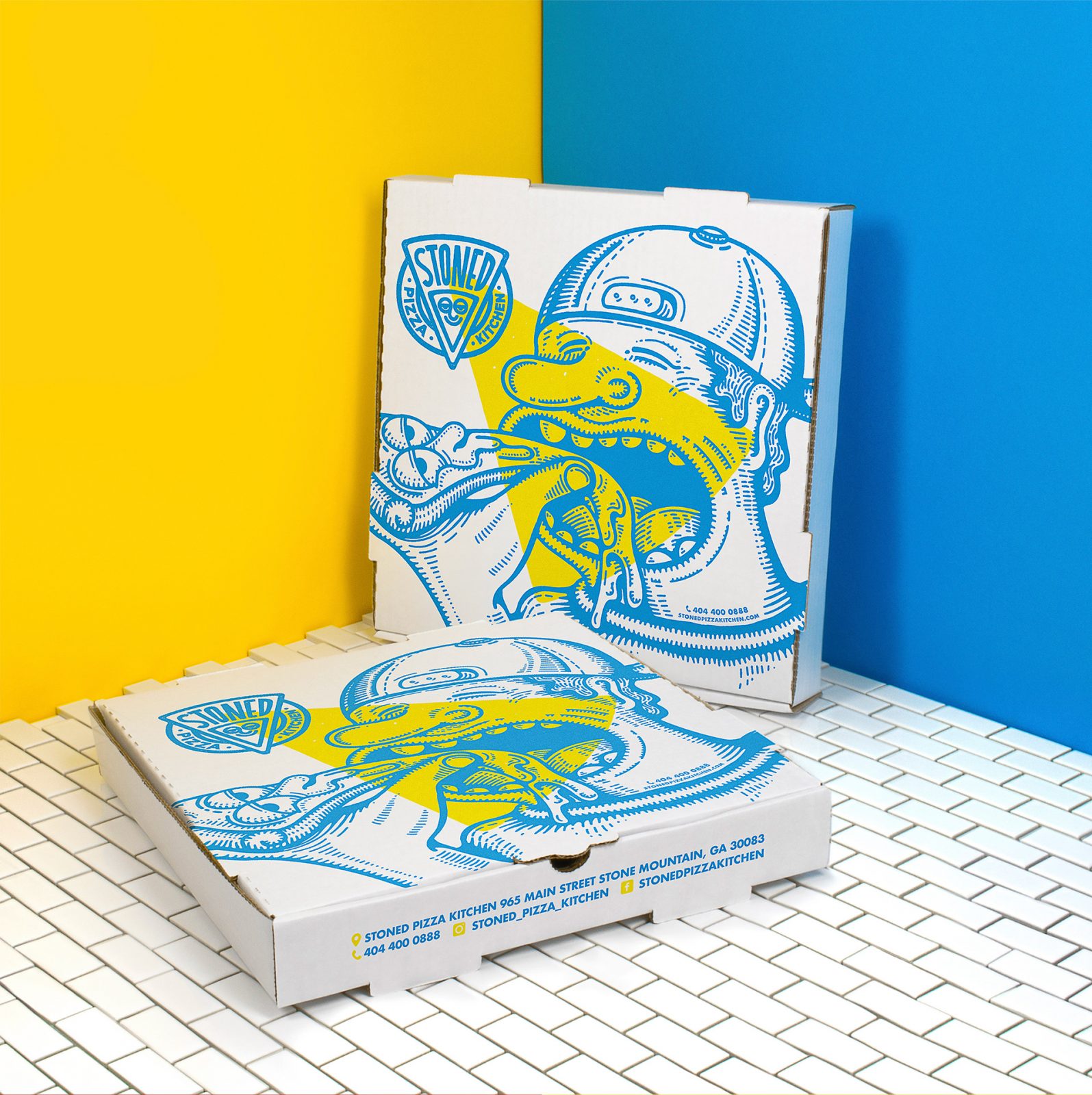 18 Snazzy Pizza Packaging and Branding Designs