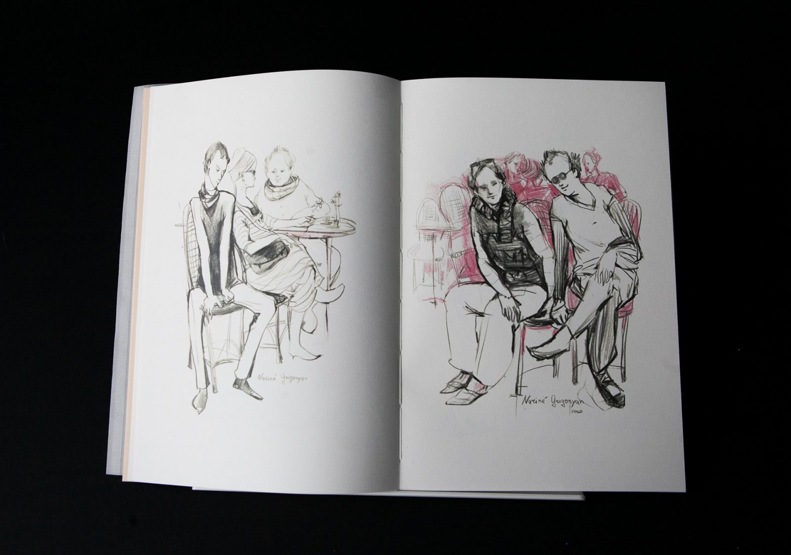 "I want to draw him" Artbook Shows Artist's Sketches from the Streets of Yerevan, Paris, and Basel