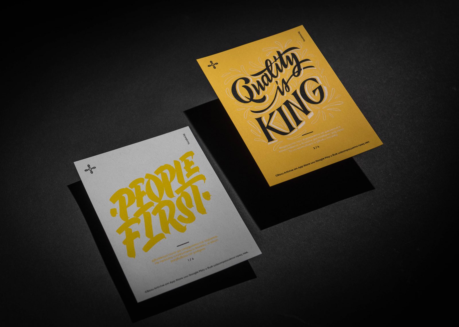 FourPlus Creates a Set of Cards Representing the Studio's Core Values