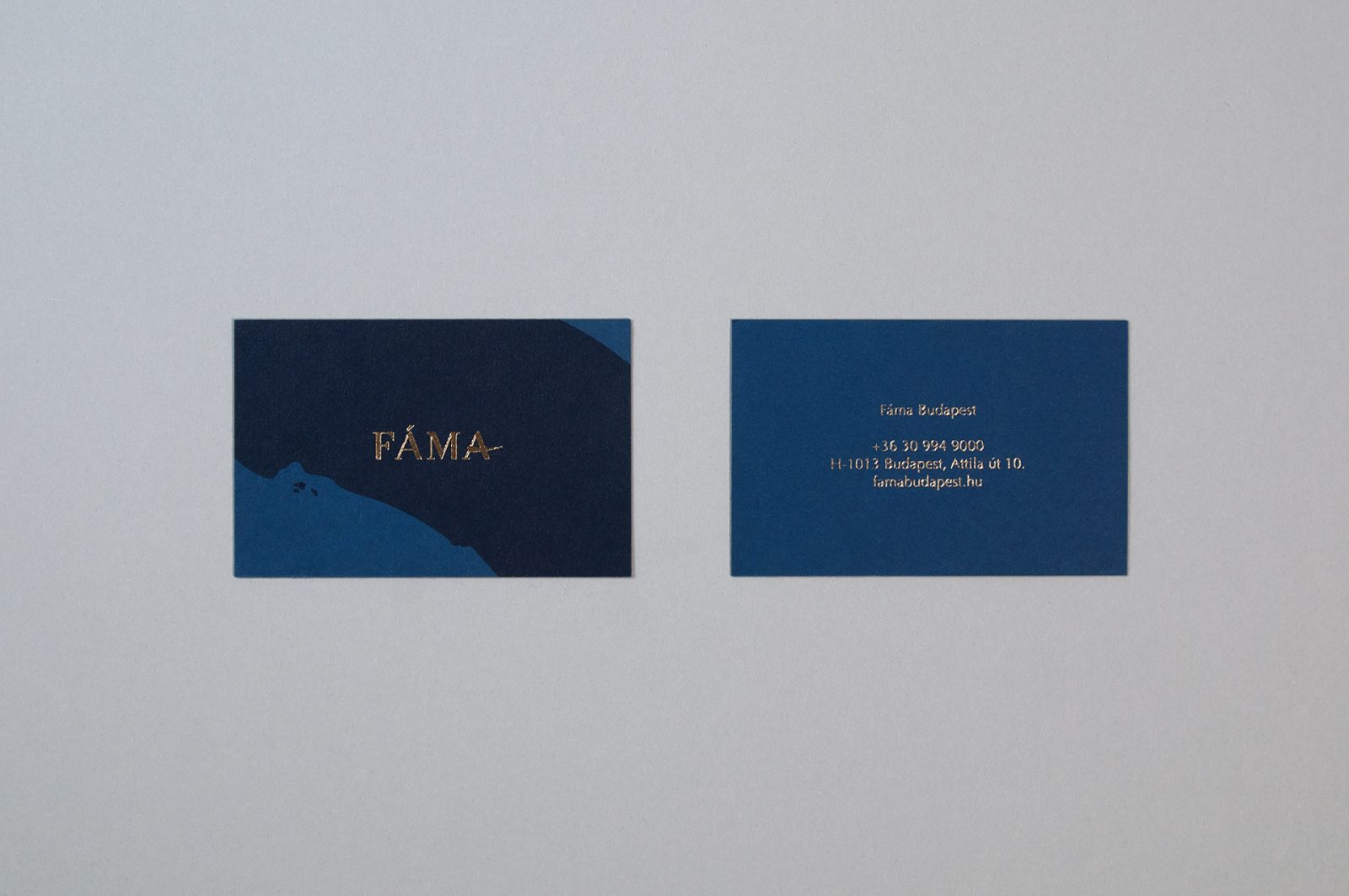 Gold Detailed Fáma Restaurant Branding by Graphasel Design Studio
