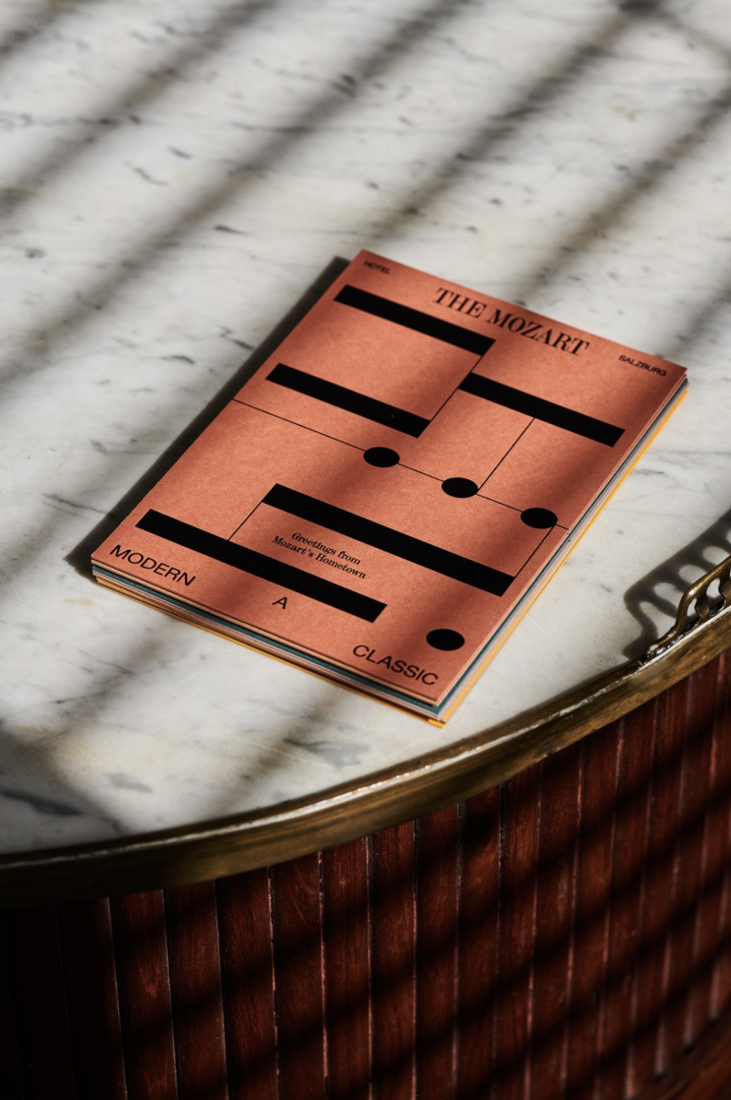 The Mozart Hotel Branding Combines Classical Notes with Contemporary Flair