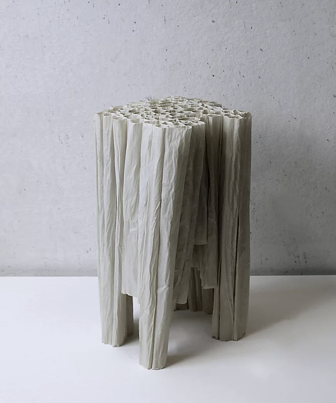 "Paper Pleats" Paper Furniture Collection by Kao Pai Hui