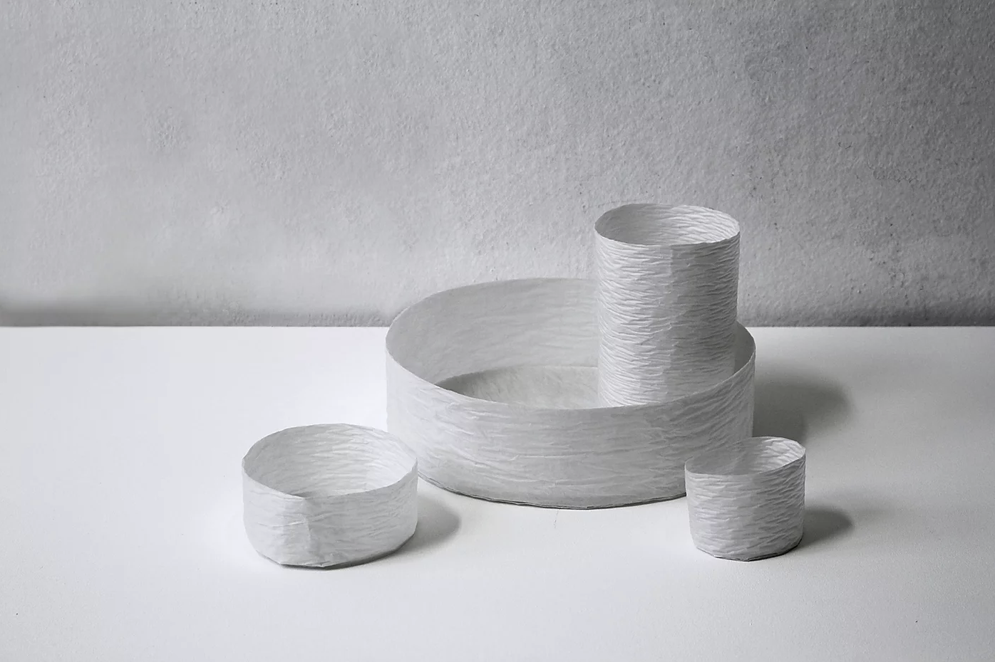 "Paper Pleats" Paper Furniture Collection by Kao Pai Hui