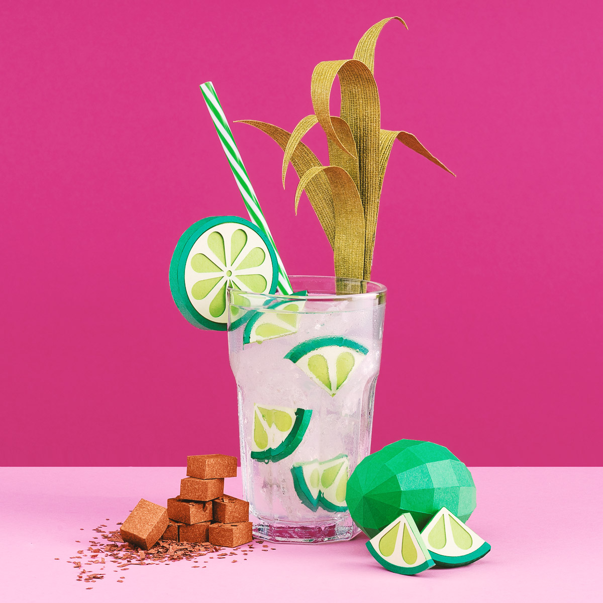 Pause Apéro Paper Illustrations of the Hottest Summer Cocktails by Get It Studio