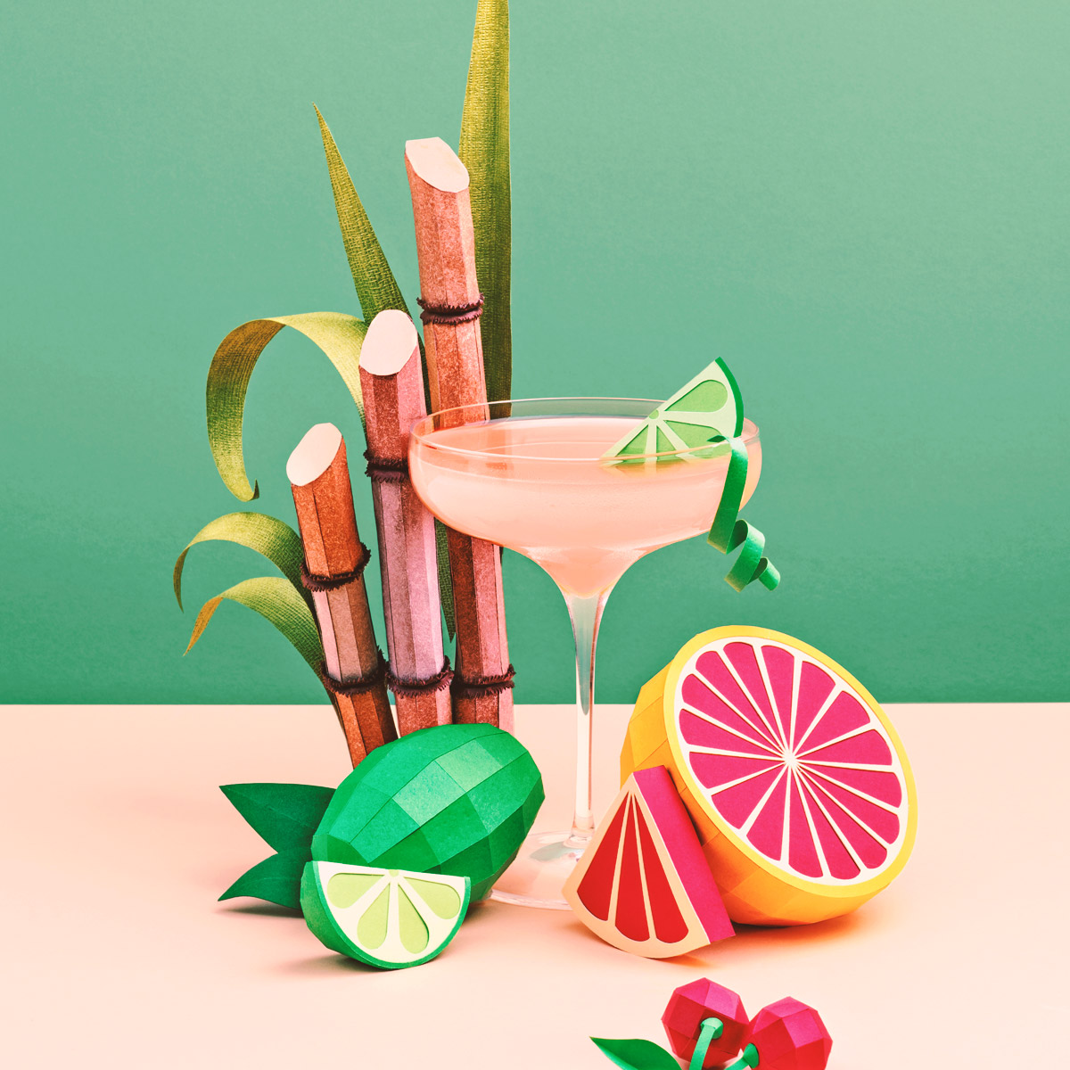 Pause Apéro Paper Illustrations of the Hottest Summer Cocktails by Get It Studio