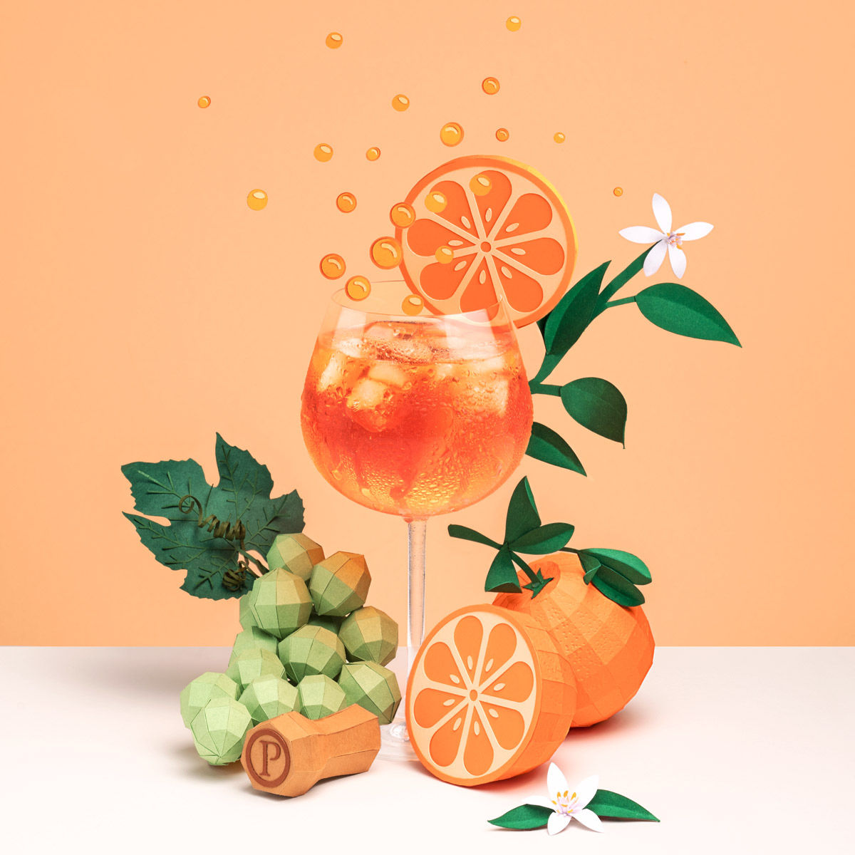 Pause Apéro Paper Illustrations of the Hottest Summer Cocktails by Get It Studio