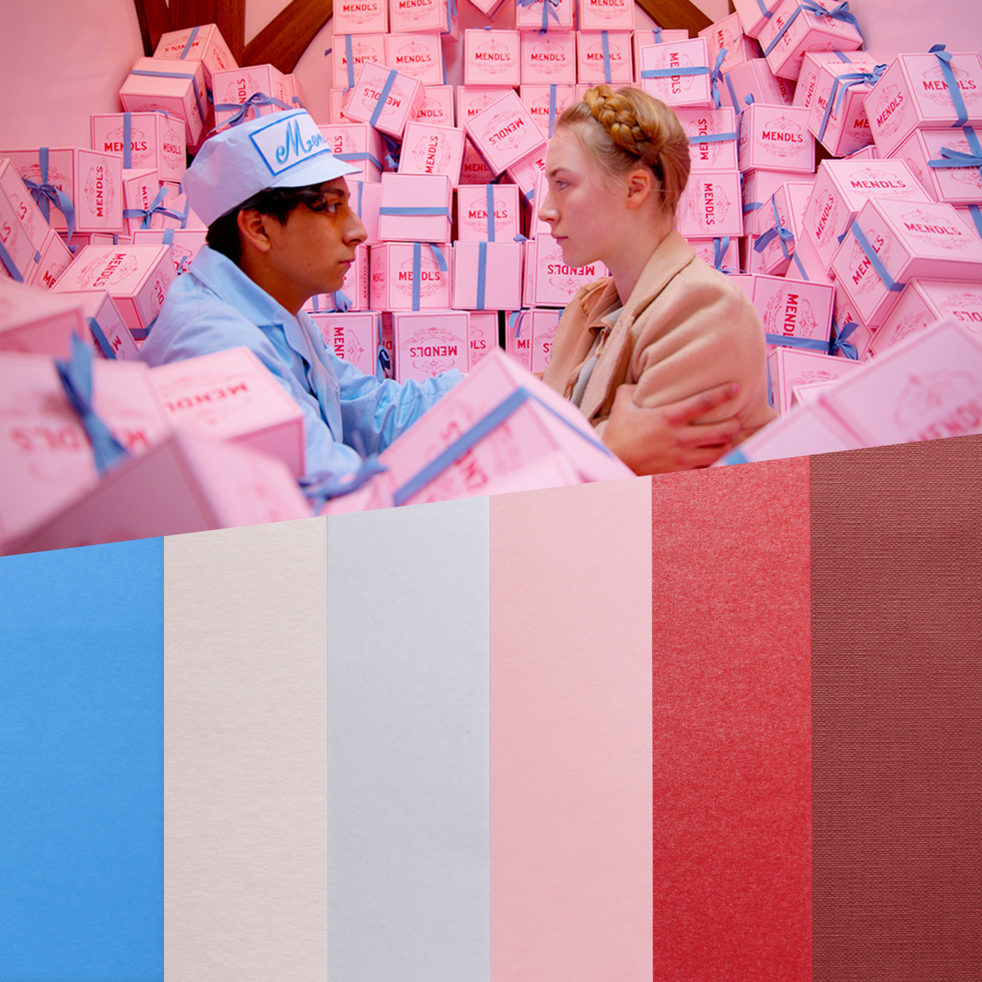 design papers collections inspired by an iconic movie scene - the grand budapest hotel