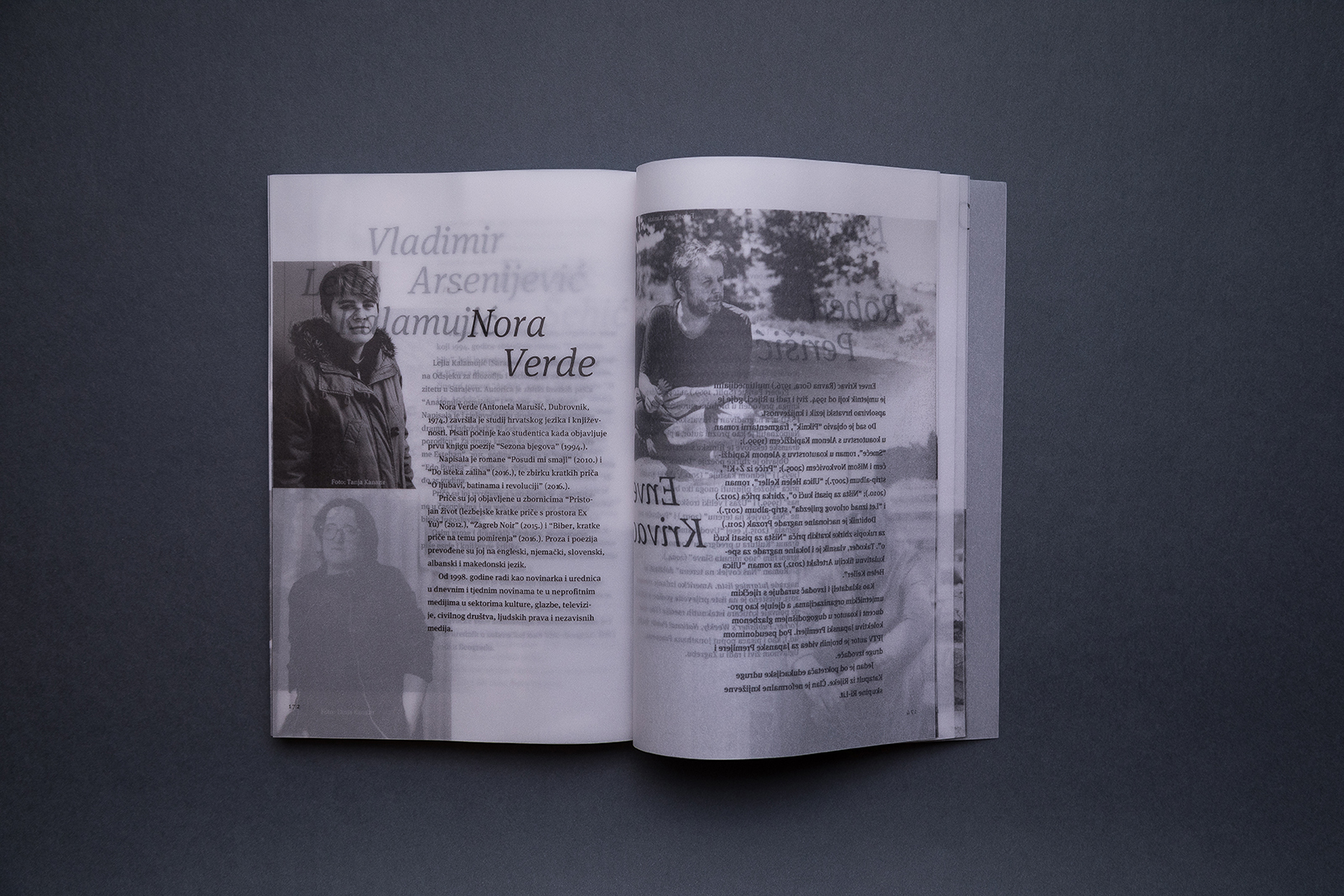 Authors’ Boras: a Collection of Short Stories Printed on Transparent Glama Basic