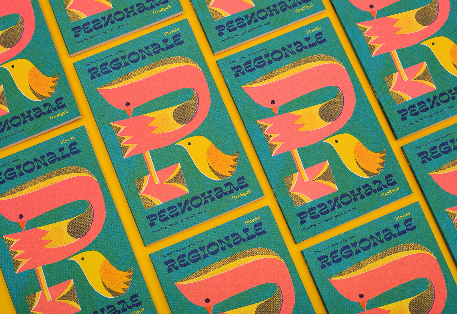 Regionale Culture Guide by Punkt Inspired by Soviet Era Illustrations