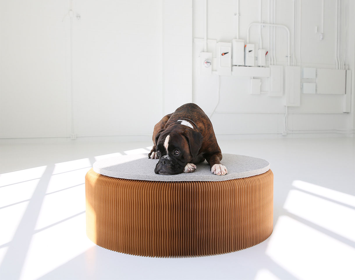 Elegant Expandable Paper Furniture Designs by Molo Studio