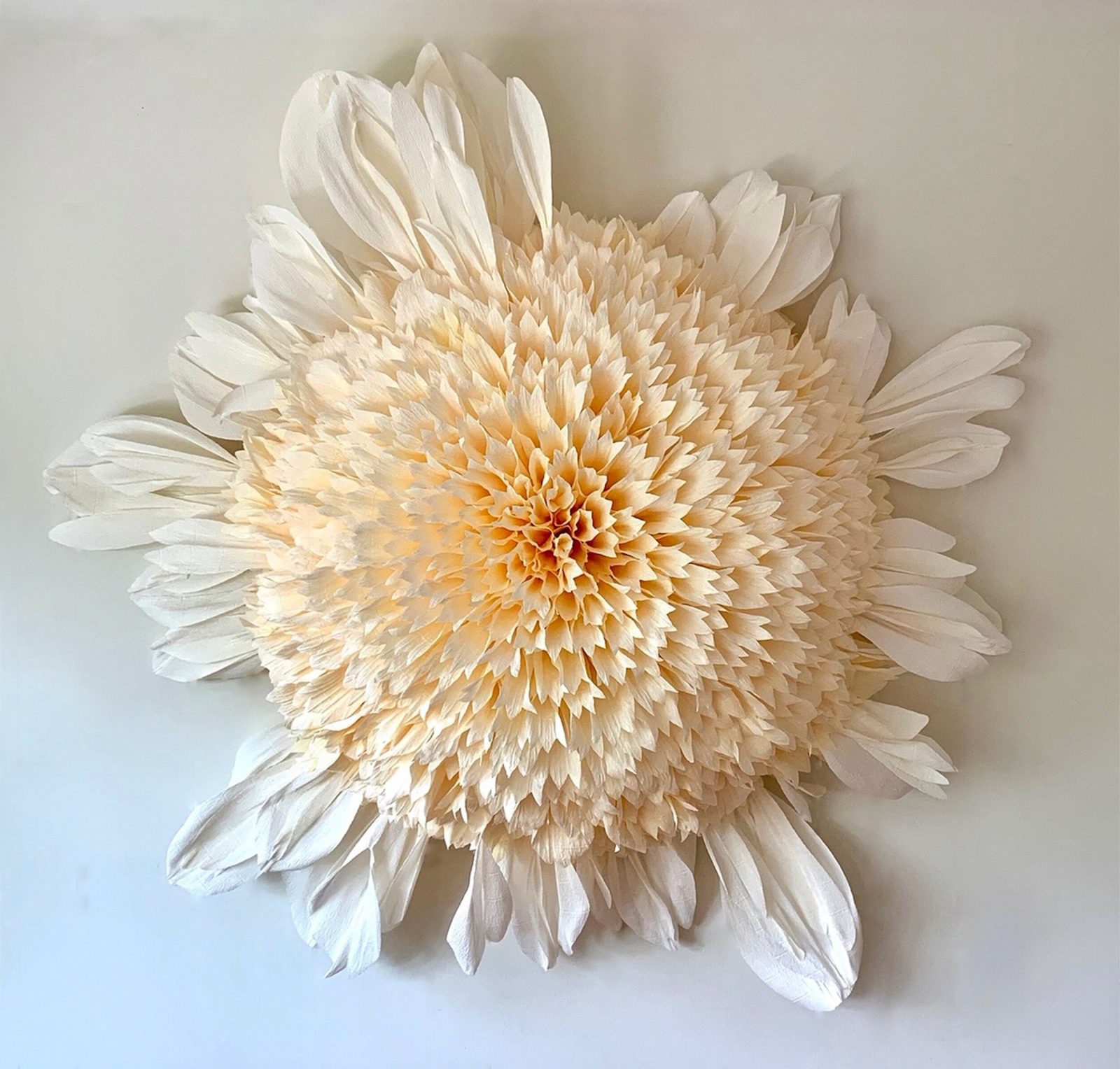 Hypnotizing Botanical Paper Sculptures by Tiffanie Turner