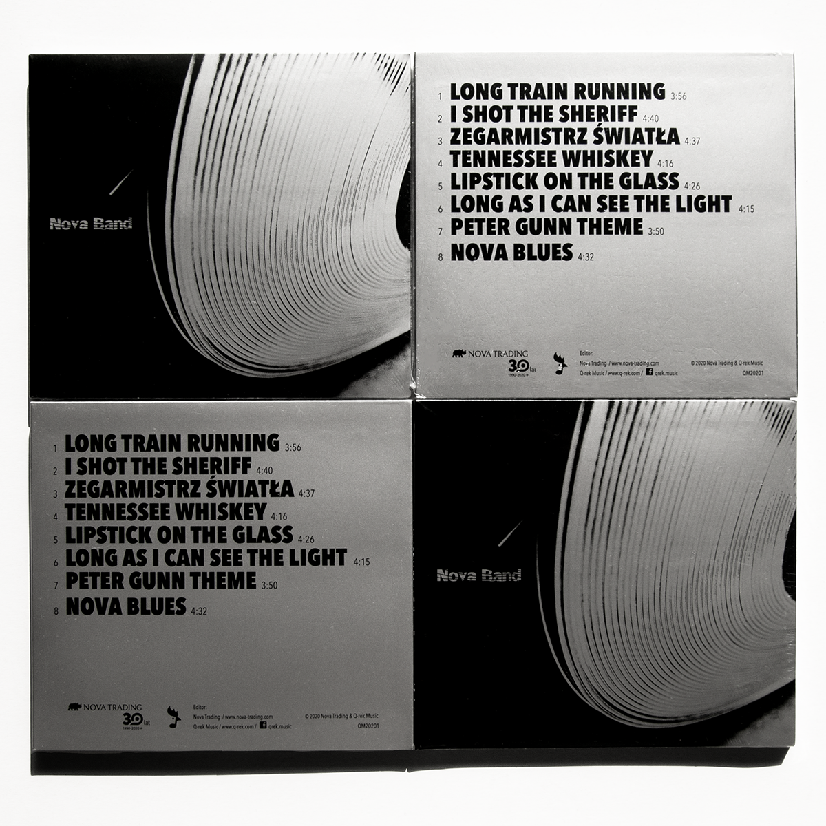 Nova album titled "1" designed by Jarosław Pawlicki printed on Bindakote Silver by Europapier