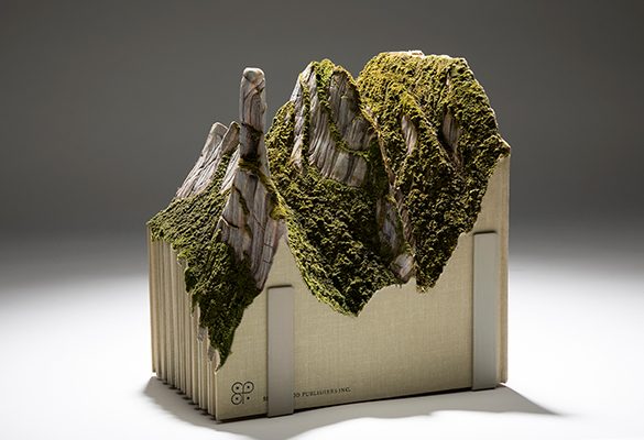 Guy Laramée Turns Discarded Titles Into Majestic Landscapes