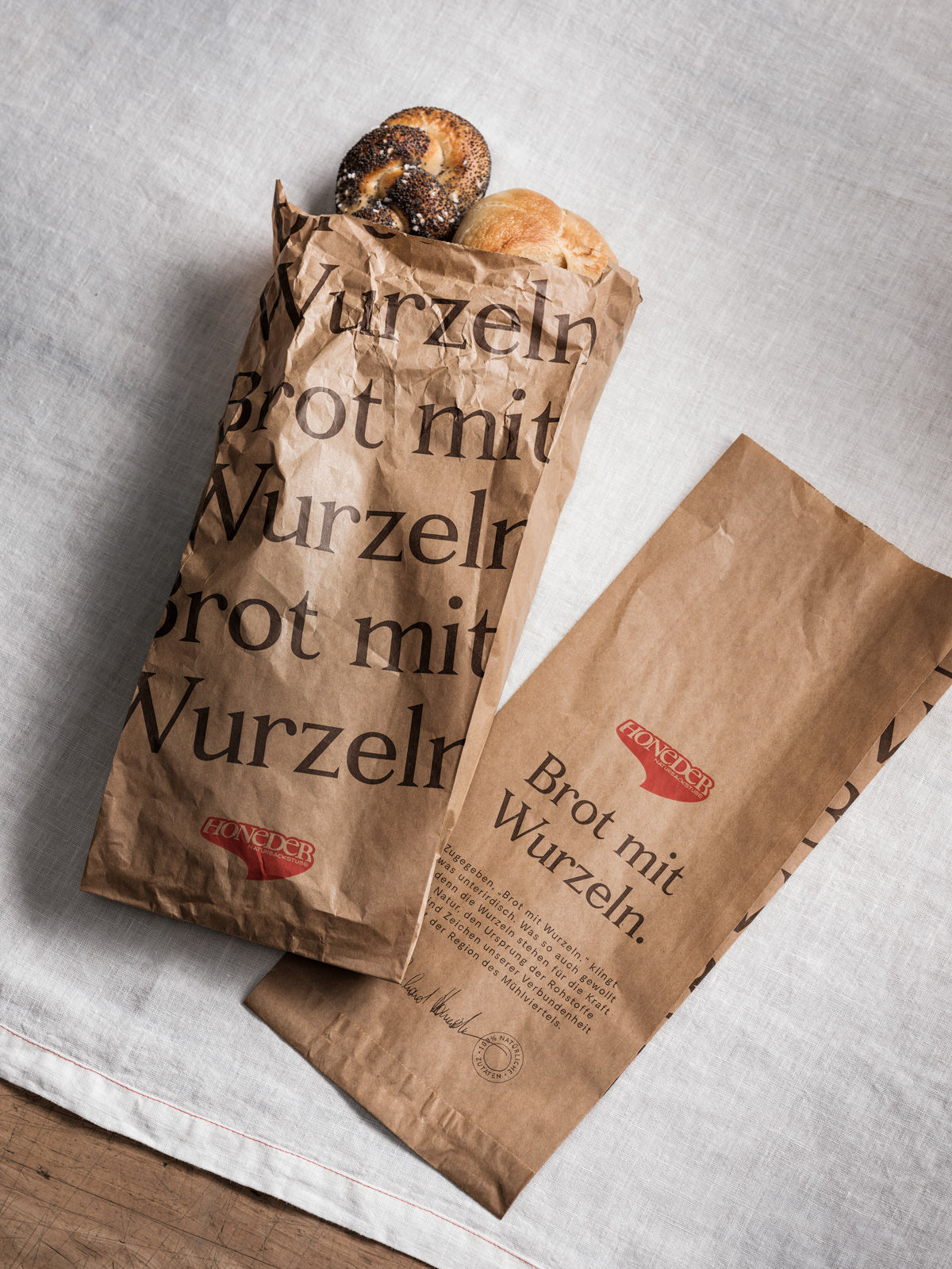 Honeder Rebranding by Gletscher Honors the Bakery's 125 Year History